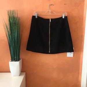 H&M | zipper mini skirt